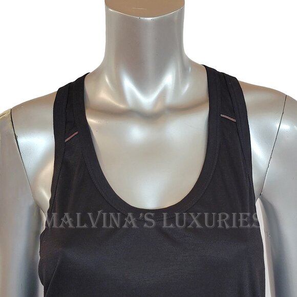 GUCCI TOP RACERBACK TANK LOGO TRADEMARK AND WEB DETAIL MODAL XL EXTRA LARGE - Picture 3 of 11